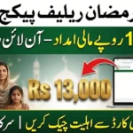وزیراعظم رمضان ریلیف پیکج میں اہلیت چیک کریں